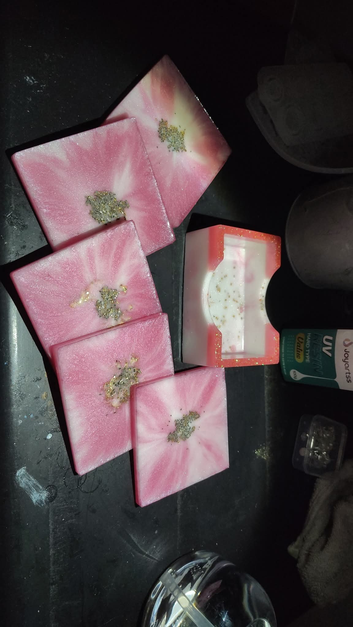 Blushing Petal Coaster Set