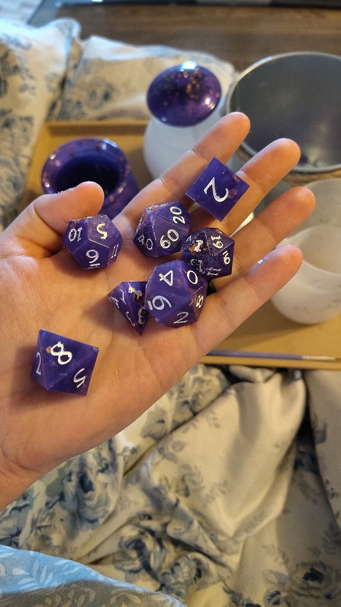 Amethyst Arcane Dice