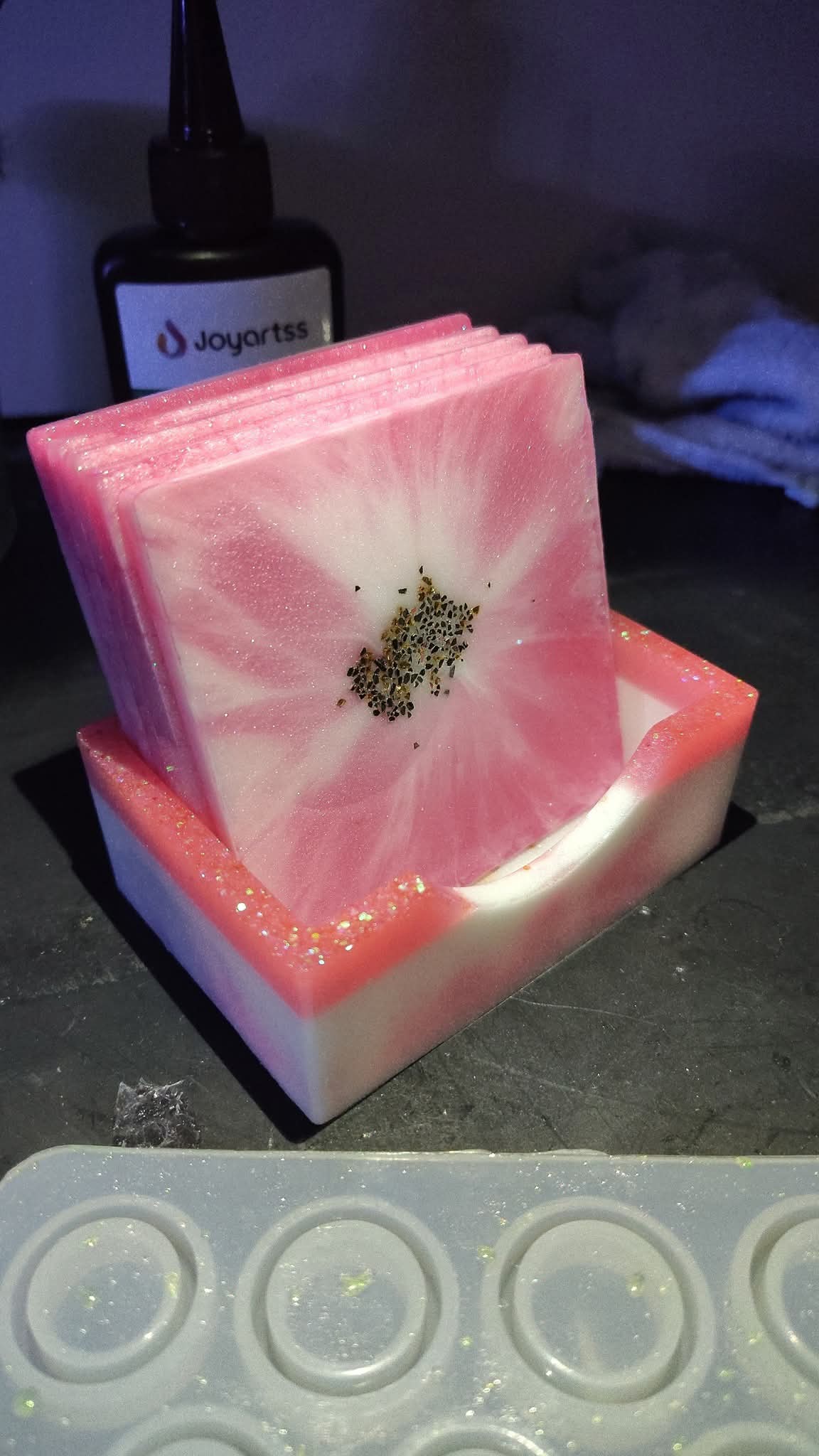 Blushing Petal Coaster Set