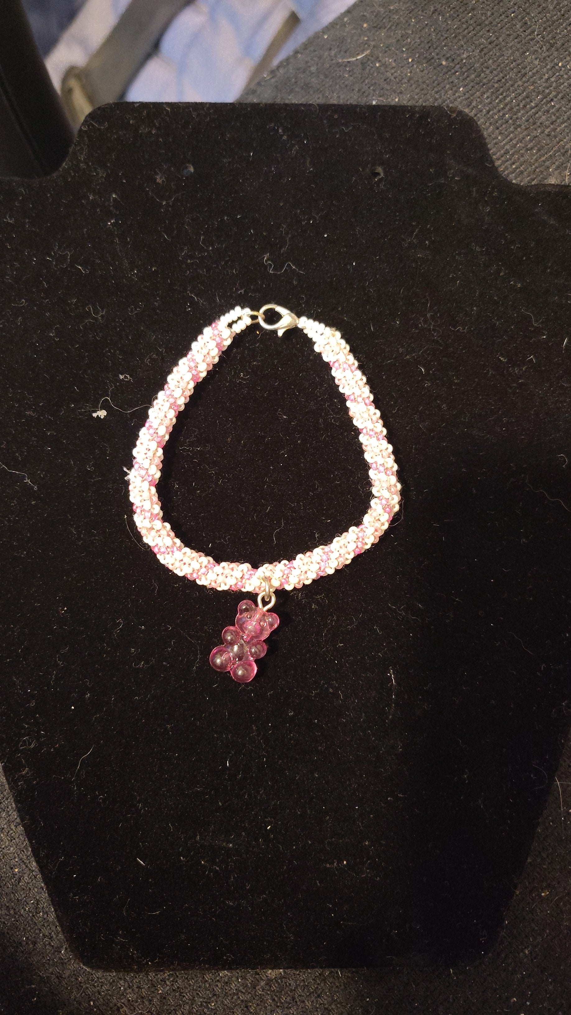 Cotton Candy Bear Bracelet