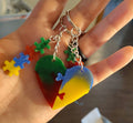 Spectrum Heart Keychain