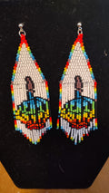 Rainbow finger Earrings