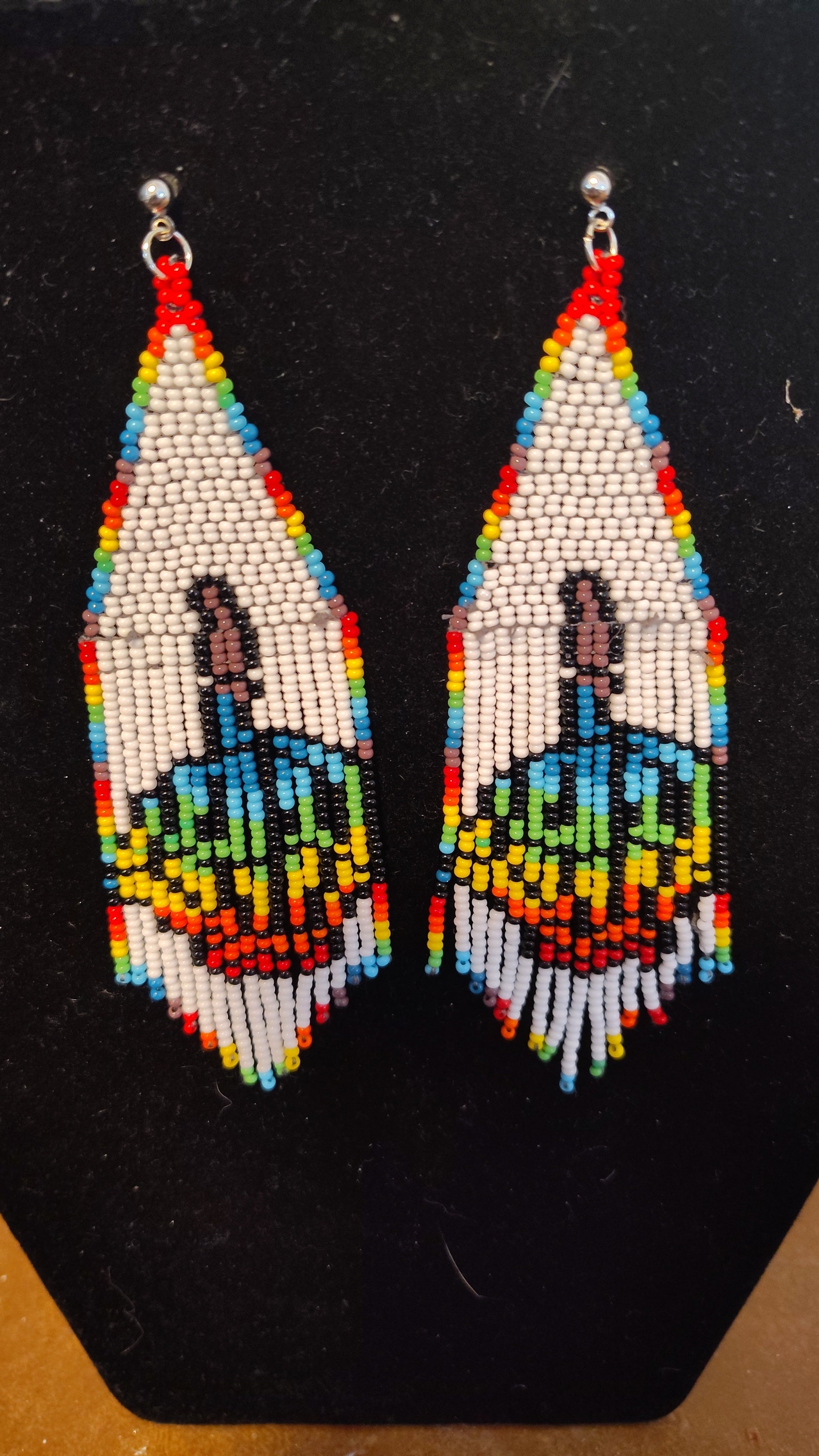 Rainbow finger Earrings