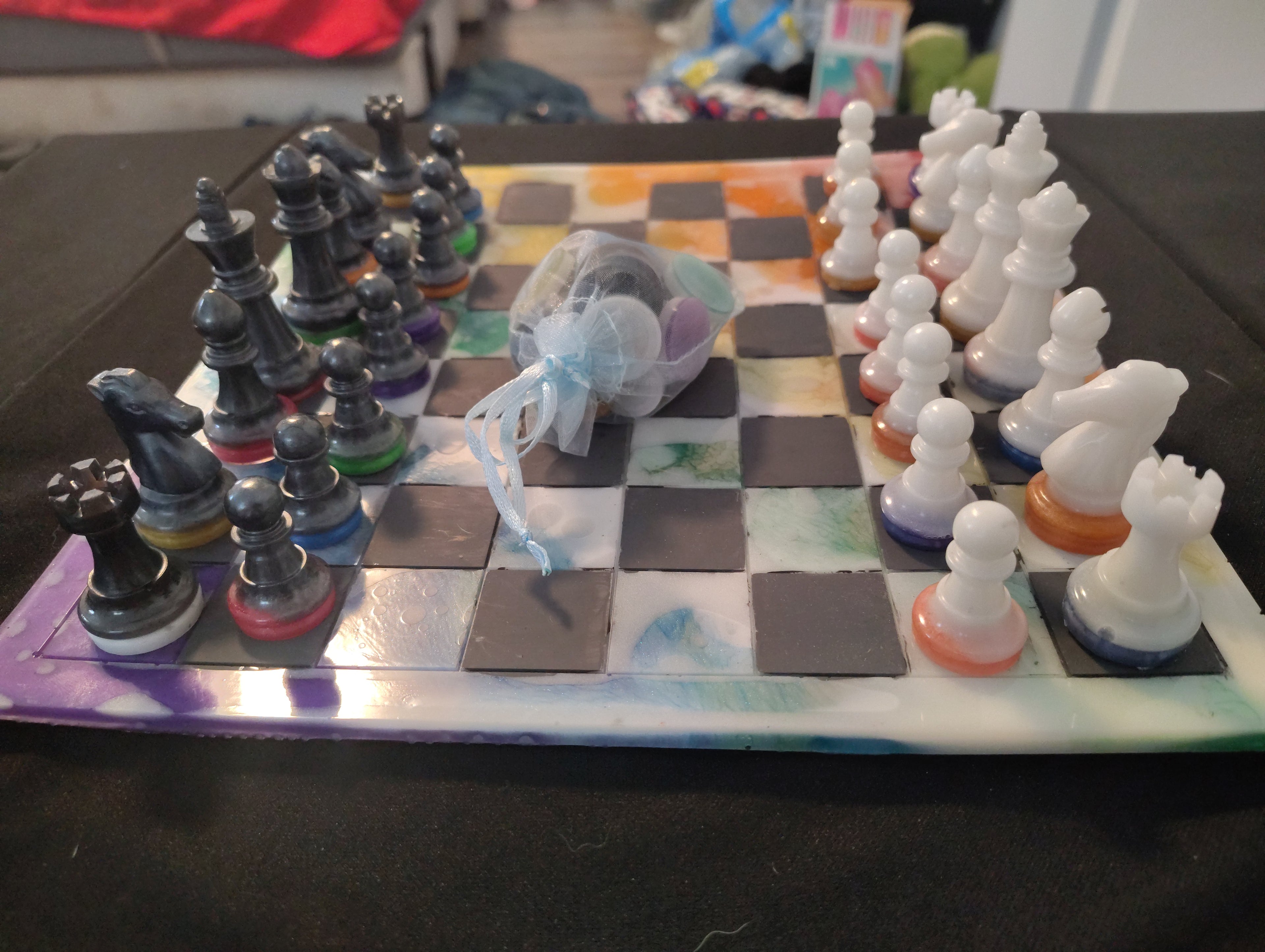 Rainbow Chess set
