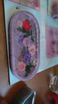 Wildflower Garden Resin Tray