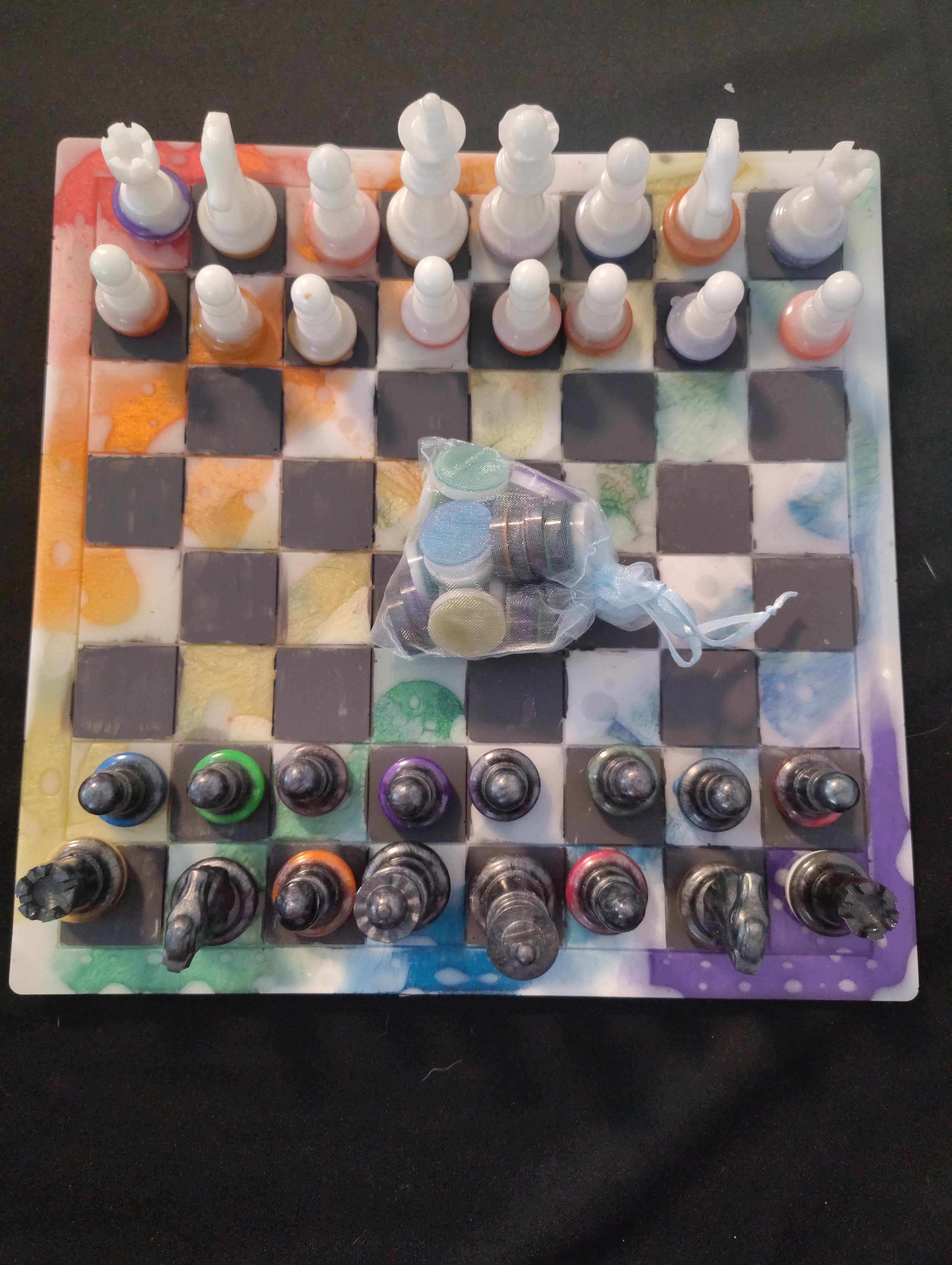 Rainbow Chess set